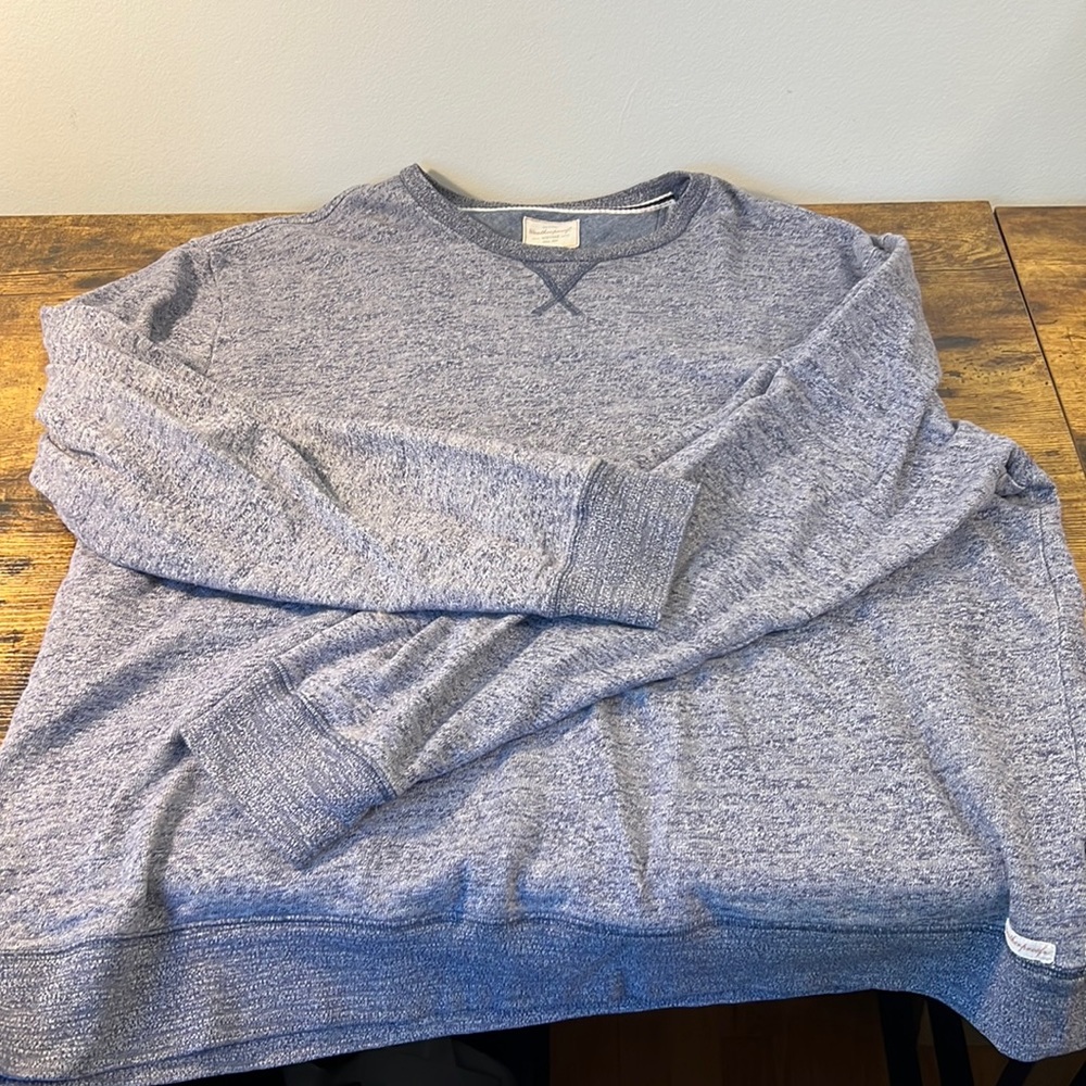 Weatherproof Vintage Blue Long Sleeve Sweatshirt Size XXL